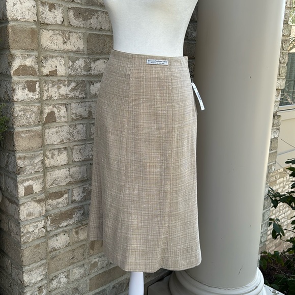 Pendleton Woven Tweed Textured Skirt - Made in USA - Picture 4 of 12